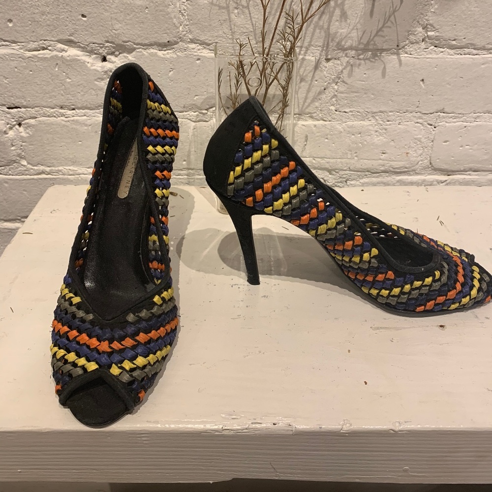 STELLA MCCARTNEY WOVEN HEELS
